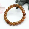 Strand Natural Yellow Nephrite Jade Bracelet Men Women Healing Gemstone Fine Jewelry Genuine Hetian Jades Barrel Beads Bracelets Bangle