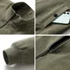 Men's Jackets Fleece Jacket Men Winter Thick Corduroy Coats Solid Color Zipper Stand Collar Windbreaker Fashion Casual Parkas Outwear