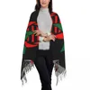 Scarves Customized Print Moroccan Flag Its In My DNA Morocco Scarf Women Men Winter Warm Shawl Wrap