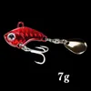 Esche esche 1Pcs Rotante in metallo VIB Vibration Bait Spinner Spoon Fishing 7g 10g 20g Jigs Trout Winter Hard Tackle Pesca 230801