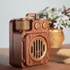 Radio Retro Blutooth SER med Crystal Clear Sound Portable Wireless Vintage | Old Fashion Style för köksskrivbord 230801