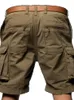 Pantalones cortos para hombre Cargo Fading Retro Vintage Color lavado 230731