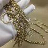 marki luksusowe litery projektant pasy łańcucha talii dla kobiet złoto lśnienie kryształ kryształowy diament duży liter