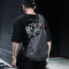 Bolsa de peito antirroubo esportiva Mochila tipo tiracolo Moda masculina Moda masculina Bolsa de ombro simples de grande capacidade