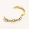 Designer F Bracciale Bracciale Gold Sier Tasted Women Gift inossidabile acciaio JE E9D