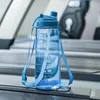 Waterflessen Fles Met Stro Kunststof Bekers Herbruikbare Duurzame BPA-vrije Draaglus Gallon Jugs