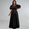 Ethnic Clothing African Maxi Dresses For Women Robe Africaine Femme Dashiki Black Outfits Moroccan Kaftan Dubai Muslim Fashion Long Abaya