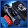 Masturbators Leten 708 3 Generation Automatisk teleskopisk manlig Masturbator Vagina Real Pussy Heat Stönande Masturbation Sex Toy for Men 230801