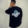 Мужские футболки футболка мужская мода мода Shortsleaved Tee Men Hiphop Fitness Tyst Tops мужская хлопчатобумальная спортивная спортивная бодибилдинг 230801