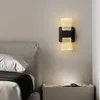 Lampada da parete Camera da letto Comodino Soggiorno TV Sfondo Decorazione Luce creativa Rete di lusso Rosso