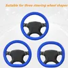 Steering Wheel Covers Car Silicone Cover Non-Slip Wear-resistant Protective Glove Case For 13"-16.5"Inch Accessories