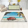 Dywany Kuba plażowa dywan dywan dywan poliestr przeciwpoślizgowy dekoracje podłogowe kąpiel łazienka balkon kuchenny 60x90