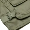 Herrenwesten Männer Baumwolle Multi Pocket Weste Sommer Männlich Casual Dünne ärmellose Jacke mit vielen Taschen Herren Pographer Baggy Weste 230731