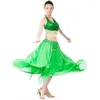 Vêtements de scène 1 ensemble/lot femmes Costumes de danse du ventre pour adulte inde femme costume de danse du ventre paillettes soutien-gorge et jupe