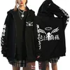 Jaquetas masculinas Tokyo Revengers Hoodies Jaqueta com zíper Manjiro Sano Draken Manji Gang Feminina Masculina Y2k Harajuku Anime Moletom Casaco