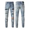 Man 2024 Nouveaux arrivants Amari Pantalon Amill Amillies Am Amis Imiri Biker Amiiri Mens Designer de luxe Denim Coolguy Jeans trous pantalon jean Vêtements # 025