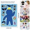 Regenboogvrienden kinderanimatie cartoon ouder-kind interactieve puzzelgrootboek DIY-stickers
