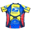 Koszulki rowerowe Tops 2022 USPS US United States Postal Jersey Oddychane krótkie zestawy rękawowe Summer Quick Dry Cloth Mtb Ropa Ciclismo Dhbgu