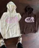 Herrtröjor tröjor europeiska och amerikanska stjärnbrevtryck hoodies y2k lös bekväm tröja kvinna tröjor mode retro huva jacka t230731