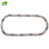 Chaînes S925 Argent Hip Hop Chaîne Cubaine Bracelet Saphir Naturel Pierres Précieuses Pour La Fête De Mariage