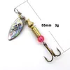 Baits Lures Metal Spoon Spinner Fishing Lure 10pcs Set Spoonbait Crankbaits Wobblers for Pike Crochet Kit Artificial Bait 230801