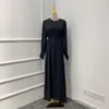 Этническая одежда Дубай Турция Ислам Пакистан Мусульманское платье для женщин халат Араб Джаллаба Фемма Эйд Мубарак Рамадан Шифон Кафтан Абая