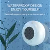 Portabla högtalare Mini Bluetooth Sucker Portable Waterproof Wireless Hands-Free For Shower Badrum för badrum för utomhus R230801
