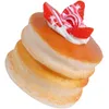 Feestdecoratie Plastic Voedsel Speelgoed Doe alsof Kunstmatige Cake Dessert Ornament Nep Brood Pu