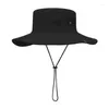 Bandane 2023 Moda Estate Cappello da pescatore Cowboy Uomo Pesca all'aperto Escursionismo Cappelli da spiaggia Maglia traspirante Protezione solare anti UV Grande tesa larga