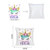 Christmas Decorations 12 Colors Sequins Mermaid Pillow Case Cushion Sublimation Magic Blank Cases Transfer Printing Diy Personalized Dh1Xd