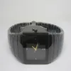 새로운 패션 세라믹 시계 블랙 세라믹 석영 시계 시계 Sapphire Glass Auto Date Wristwatches RA06265Q