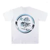 Men's Shirts 2023ss Street Studios Metal Stainless Steel Round