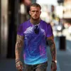 T-shirts pour hommes 2023 Sports Fitness T-shirt Ghost 3D Printing Street Fashion Casual Plus Size Tops