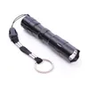 Heißer Verkauf von Outdoor-Ausrüstung, schwarze 3 W wasserdichte LED-Mini-Taschenlampe, weißes Licht, Outdoor-Sport, Reiselampe, Schlüsselanhänger, Taschenlampen, Taschenlampen, Alkingline