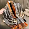 Scarves 2023 luxury head scarf for women designer brand Women's Scarf Long Shawls Winter Neck Scarves Women's Hijab Luxury New Y23