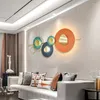 Wall Lamp Living Room Light Luxury Circular Sofa Background Atmosphere Modern Nordic Bedroom Bedside