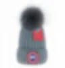 Berretto pullover da uomo Unisex Elasticità Berretti Oca Lettera di moda Cappello a sfera in lana artificiale a righe casuali