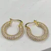 Designer Fashion Light luxury design Super flash Embed rhinestone earrings, Mini Circle earrings for ladies Hoop Huggie, Valentine's Day, Christmas, Thanksgiving