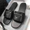 Designer Mens Womens Pantoufles Slide Summer Fashion Wide Flat Slippery Sandals Slipper