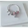 Charms 925 Sterling Sier Diy Perles Océan Méduse Tortue Cerise Pendentif Charme Pour Original Pandora Bracelet Bijoux Drop Delivery F Dhy2J