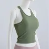 Haut de yoga associé à un gilet à coussin de poitrine, court, respirant, à séchage rapide, gilet de sport et de fitness, nouvelle collection