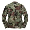 Mens Jackets ABOORUN Men Camouflage Cargo Multi Pockets Combat Tactical Coats Outdoor Casual Coat for Male 230731