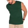 Camisetas masculinas sem mangas para verão camisola colete esportivo europeu e americano justo ajuste masculino