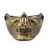 Half Face Protective Mask för Halloween Skull Mask CS Combat Gear Half Face Protective Terror Mask Skull Warrior New