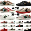 Chaussures de créateur hommes femmes dessins animés chaussures décontractées abeille Ace en cuir véritable tigre serpent broderie rayures chaussures de sport classiques