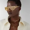 2023 Новый роскошный дизайнер F Семейный стиль модные модные солнцезащитные очки Женская звезда Ins Is То же самое солнцезащитные очки мода FFM0093
