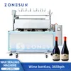 ZONESUN Semi-automatique bouteille de vin cire trempage Machine cire à cacheter haut double réservoir ZS-WS6