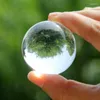 Decorative Figurines 3/4cm Clear Crystal Glass Ball Lens Sphere Pography Props Globe Fengshui Crafts Home Ornaments Miniature