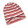 Berets Christmas Candy Cane Stripes Bonnet Hats Fashion Outdoor Skullies Beanies Hat For Men Women Knitting Thermal Elastic Caps