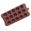 Bakning Mögel Kaffechoklad Mold 15 Havitet Silikon Flower Rose Cake Soap Mold Ice Trays Dekoration Verktyg